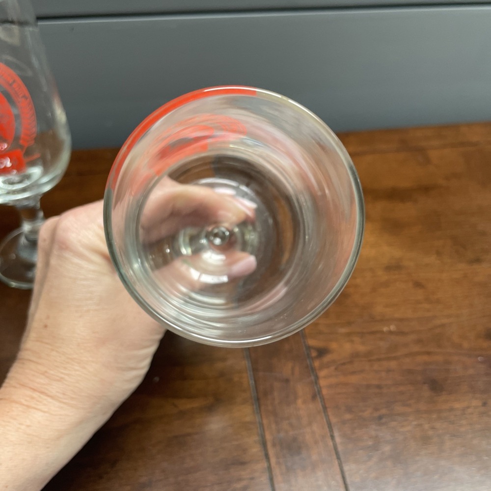 VINTAGE COORS BEER GLASS GOBLET STYLE Set Of 3 Perfect Party Starter! Retro - Picture 7 of 7